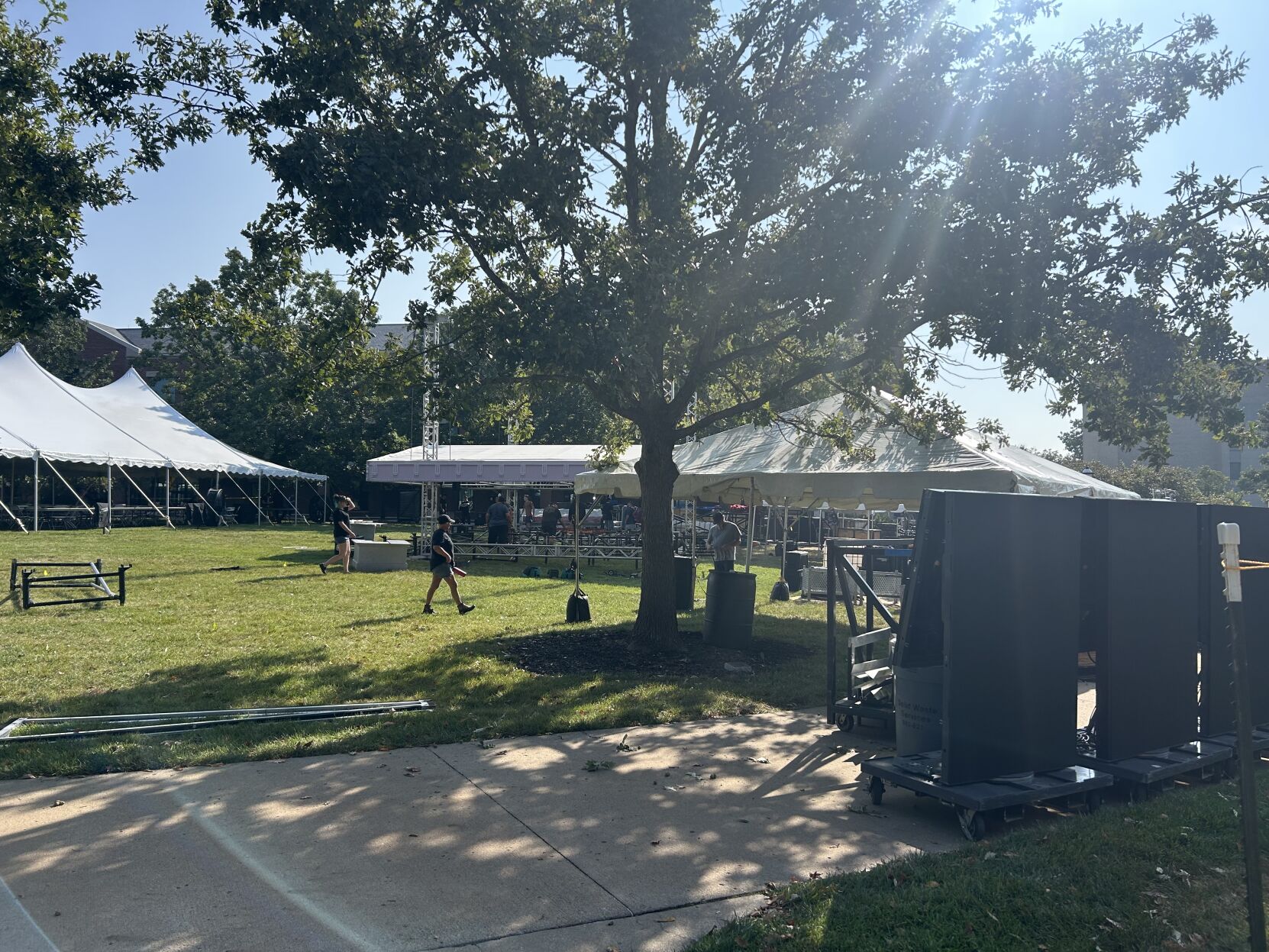 Crossed out K's, impaled Jayhawks: Scenes from Mizzou campus before rivalry game